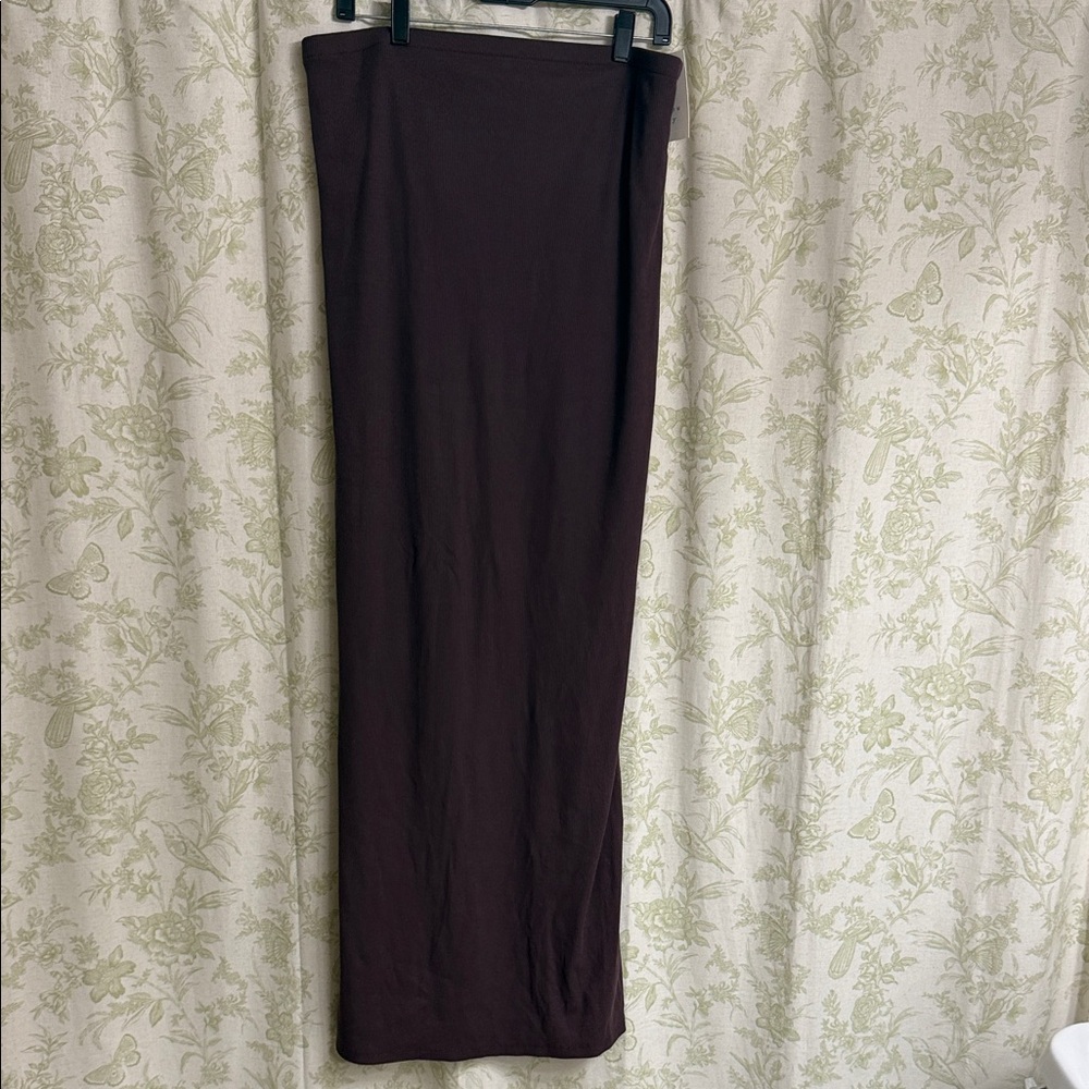 A new day strapless brown dress